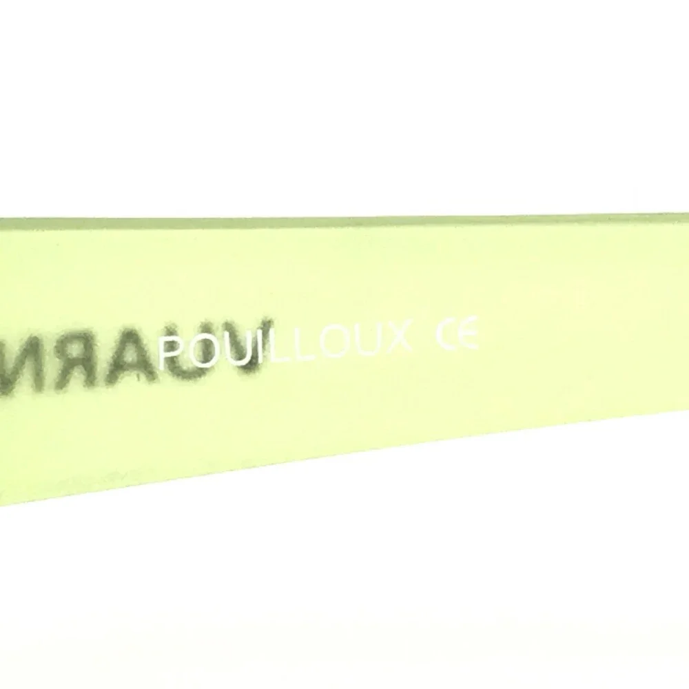 Vuarnet Kids Sunglasses B900 Matte Clear Green Frames with Blue Lenses